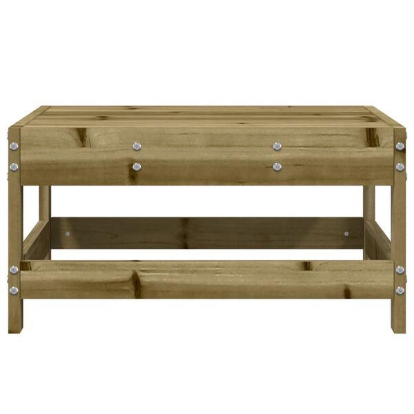 vidaXL Garden Footstool Impregnated Wood Pine