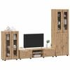 vidaXL TV Cabinet Set with Drawer FLORIN Artisan Oak Engineered Wood