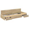 vidaXL Bed Frame with Drawer Sonoma Oak 100 x 200 cm Engineered Wood