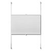 Plisse Blind 80x125cm White Pleated Blind