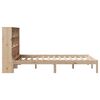 vidaXL Bookcase Bed without Mattress 150x200 cm King Size Solid Wood Pine