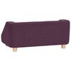 vidaXL Dog Sofa Burgundy 95x63x39 cm Linen