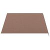 vidaXL Replacement Fabric for Awning Brown 3.5x2.5 m