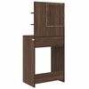 vidaXL Bedroom Dressing Tables with Shelf Brown Oak 80 x 39.6 x 135 cm