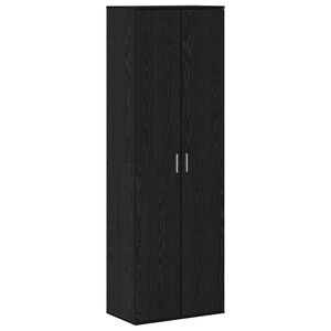 vidaXL Highboard 60 x 35 x 180 cm Engineered Wood Black oak