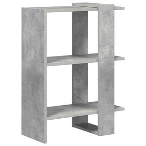 vidaXL Bookshelf Concrete Grey 52 x 25 x 71.5 cm Engineered Wood