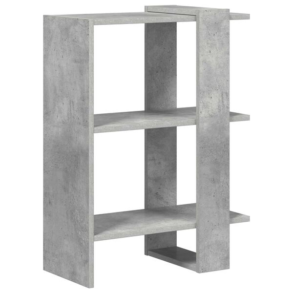 vidaXL Bookshelf Concrete Grey 52 x 25 x 71.5 cm Engineered Wood