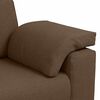 vidaXL Sofa Brown 160 x 77 x 82 cm Fabric