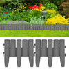 vidaXL Lawn Edgings 36 pcs Grey 10 m PP