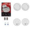 Smartwares 2-Pack Smoke Alarm Set 10x10x3.5 cm White