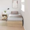 vidaXL Bed Frame with Storage Sonoma oak 90 x 200 cm Engineered wood
