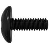 vidaXL Sleeve Screws 12 pcs Black M4 x 10 mm Iron