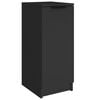 vidaXL Shoe Cabinet Black 30x35x70 cm Engineered Wood