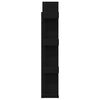 vidaXL Bookcase Black Oak 48 x 25.5 x 140 cm Engineered Wood