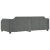 vidaXL Daybed with Trundle&Drawers without Mattress Dark Grey 90x190 cm Single