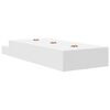 vidaXL Storage Bed Frame White 226.5 x 75 x 31.5 cm Engineered wood