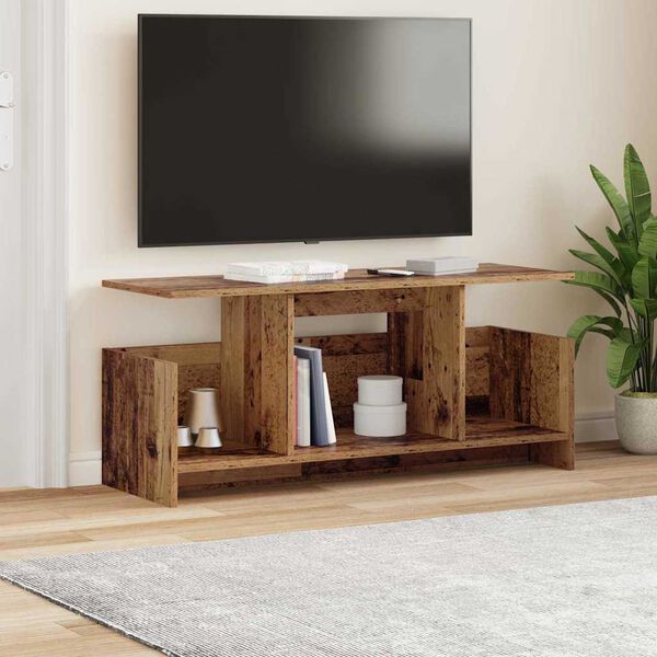 vidaXL TV Stand Old Wood 102 x 35 x 45 cm Engineered Wood