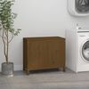 vidaXL Laundry Box Honey Brown 88.5x44x76 cm Solid Wood Pine
