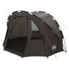 vidaXL Fishing Tent 2-Person Brown Waterproof