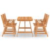 vidaXL 5 Piece Garden Dining Set Solid Acacia Wood