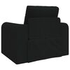 vidaXL Folding Sofa Bed Black 98 x 71 x 83 cm Fabric
