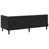 vidaXL Corner Bed Frame with Headboard Black 80 cm x 200 cm Velvet