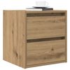 vidaXL Wall-mounted Bedside Cabinets 2 pcs Artisan Oak 38x34x40 cm