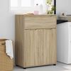 vidaXL Bathroom Cabinet with Drawer Sonoma Oak 72.5 x 36.5 x 100 cm