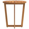 vidaXL Garden Side Table Round &Oslash;55x60 cm Solid Wood Acacia
