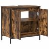 vidaXL Bathroom Basin Cabinet Smoked Oak 60x34.5x60 cm
