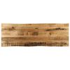 vidaXL Table Top Live Edge 110x40x2,5 cm Solid Wood Rough Mango