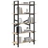 vidaXL Bookshelf Sonoma Oak 100 x 33.5 x 178 cm Engineered Wood