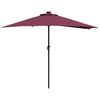 vidaXL Garden Parasol Bordeaux Red 294 x 150 x 224 cm