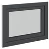 vidaXL Basement Window RISOR 90x60 cm Tilt&Turn DIN Left Anthracite