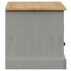 vidaXL TV Cabinet VIGO Grey 106x40x40 cm Solid Wood Pine