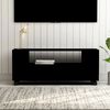 vidaXL TV Cabinet Black 120x35x48 cm Engineered Wood