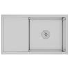 vidaXL Handmade Kitchen Sink Stainless Steel
