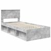 vidaXL Bed Frame Concerte Grey 90 x 190 cm Engineered wood