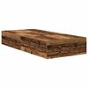 vidaXL Storage Bed Frame Old Wood 70 x 190 cm Engineered Wood