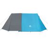 vidaXL Camping Tent 3-Person Blue Waterproof