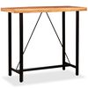 vidaXL Bar Table Solid Acacia Wood 120x60x107 cm
