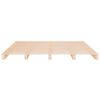 vidaXL Bed Frame without Mattress 140x190 cm Solid Wood Pine