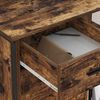 vidaXL Cabinet with Charging Station Smoked Oak 76 x 41 x 72 cm