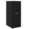 vidaXL Apothecary Cabinet Black oak 30 x 41 x 77.5 cm Engineered wood