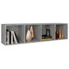 vidaXL Book Cabinet/TV Cabinet Grey Sonoma 36x30x143 cm Engineered Wood