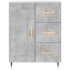 vidaXL Sideboard Concrete Grey 69.5x34x90 cm Engineered Wood
