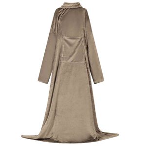 vidaXL Blanket Hoodie Camel Flannel