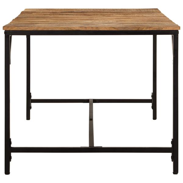 vidaXL Dining Table 180x90x75 cm Solid Wood Rough Mango