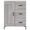 vidaXL Highboard Grey Sonoma 69.5x34x180 cm Engineered Wood