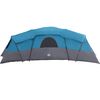 vidaXL Family Tent with Roof Blue 762 x 655 x 218 cm Taffeta